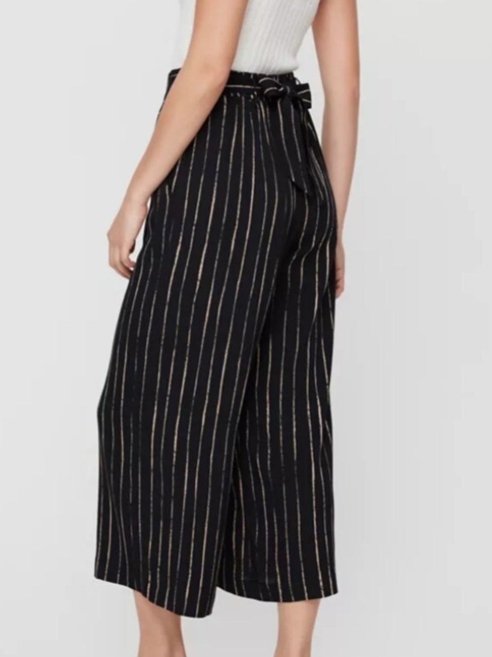 NWOT Aritzia Wilfred Faun Crepe Pants - Black/Oak Size M - Picture 2 of 8